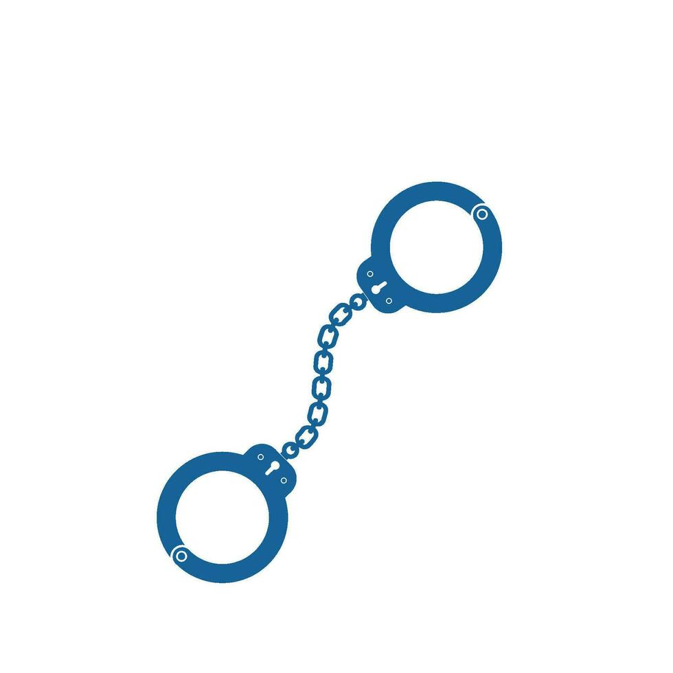 handcuff vector icon illustration design