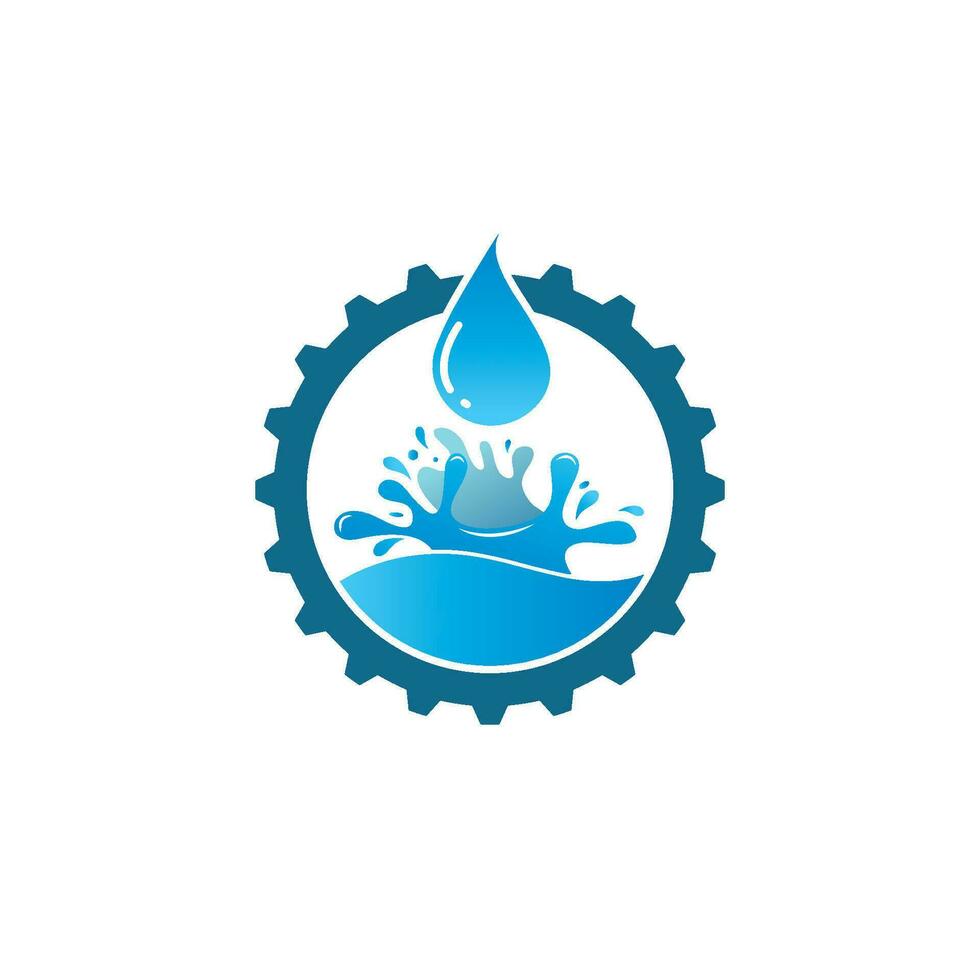 plumbing vector illustration logo icon