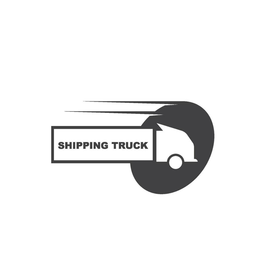 truck icon logo vector illustration design