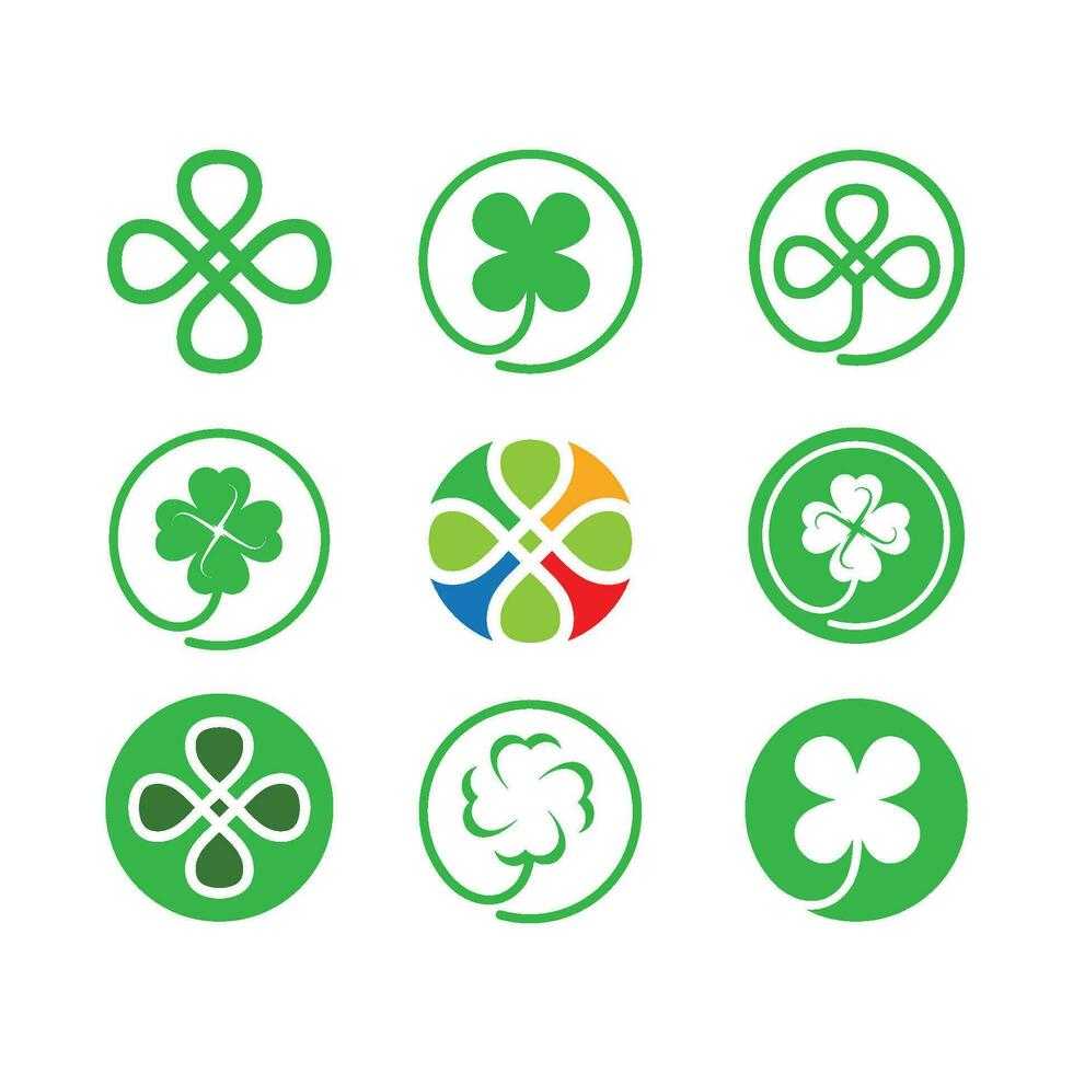 clover leaf vector icon illustration design
