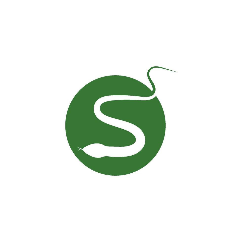 snake vector illustration icon