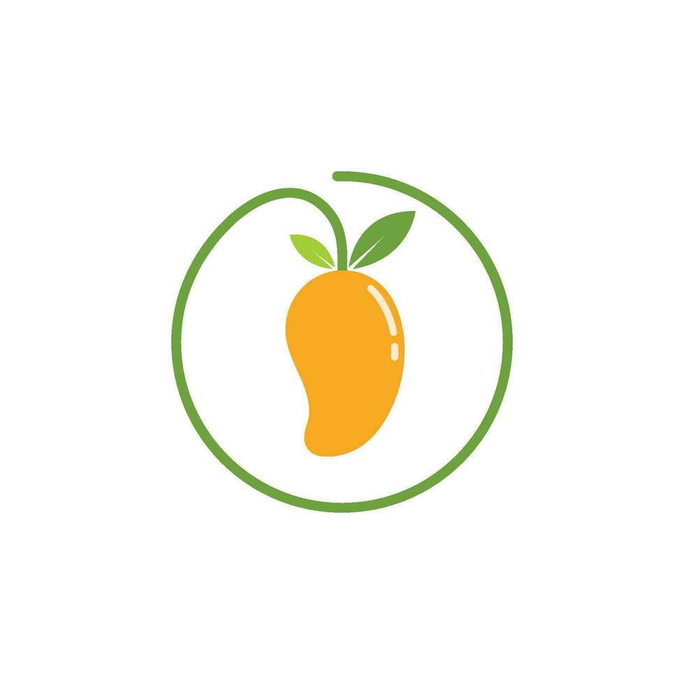 Ilustración de vector de fruta de mango