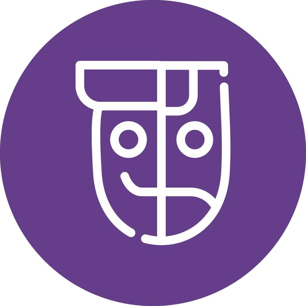 Cyborg Creative Icon Design vector