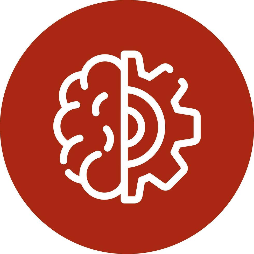 Deep Learning Creative Icon Design vector