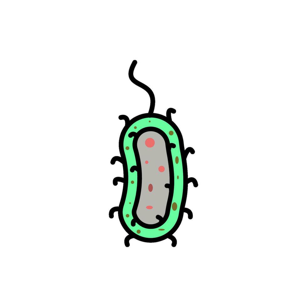 bacteria icon vector design templates