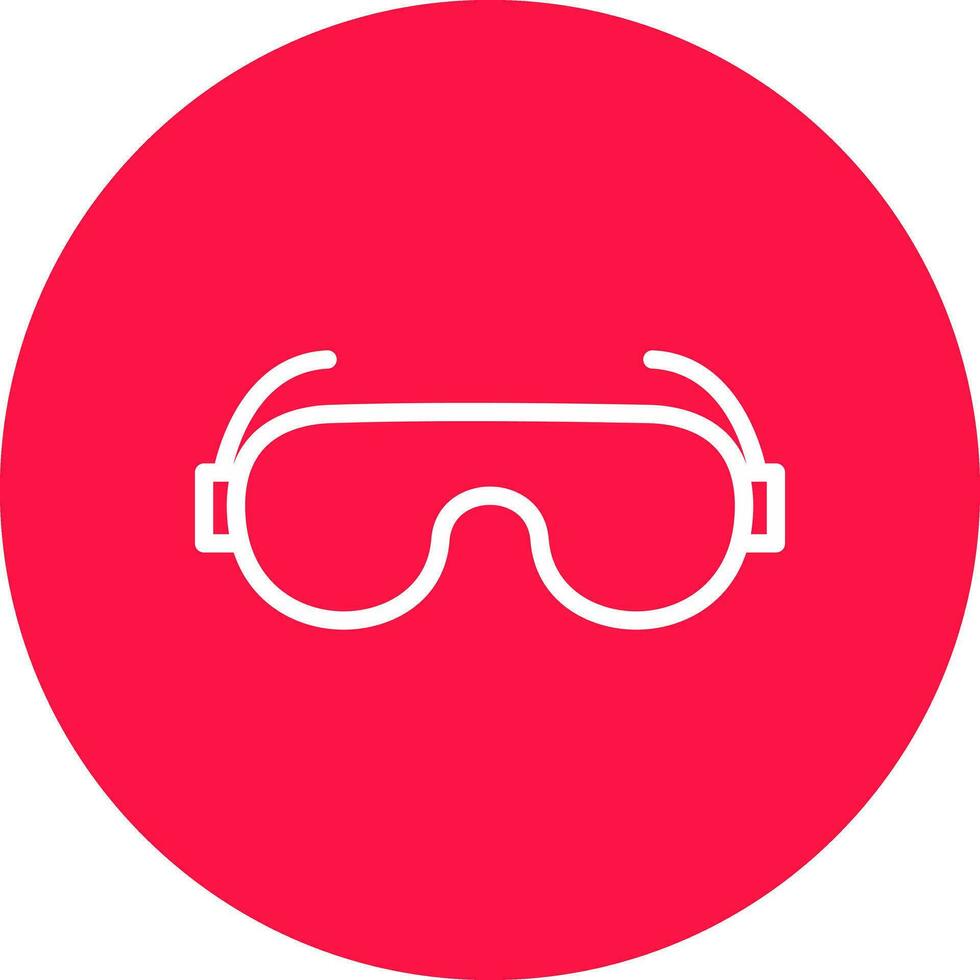 Lab Goggles Creative Icon Design vector