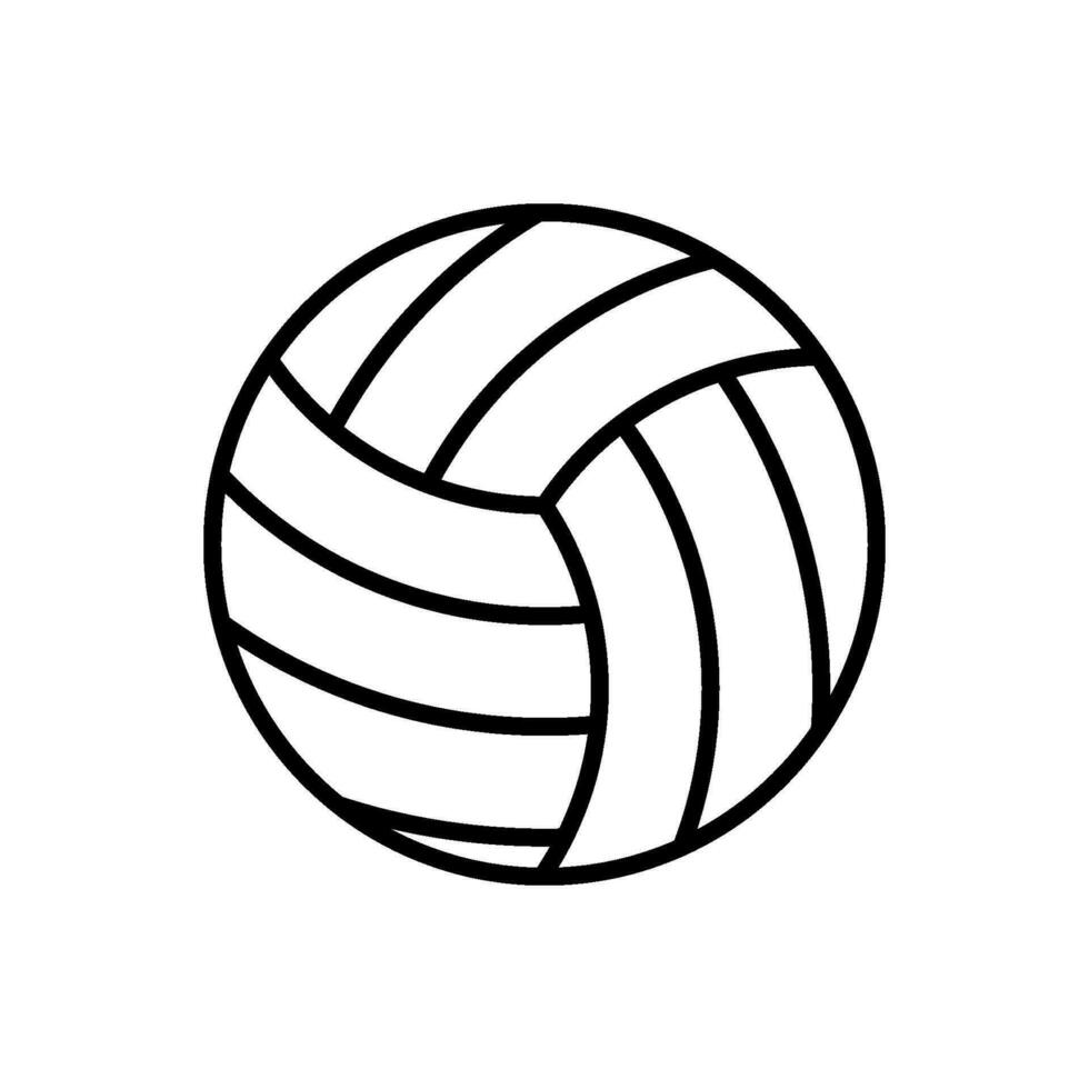 vóleibol icono vector diseño plantillas