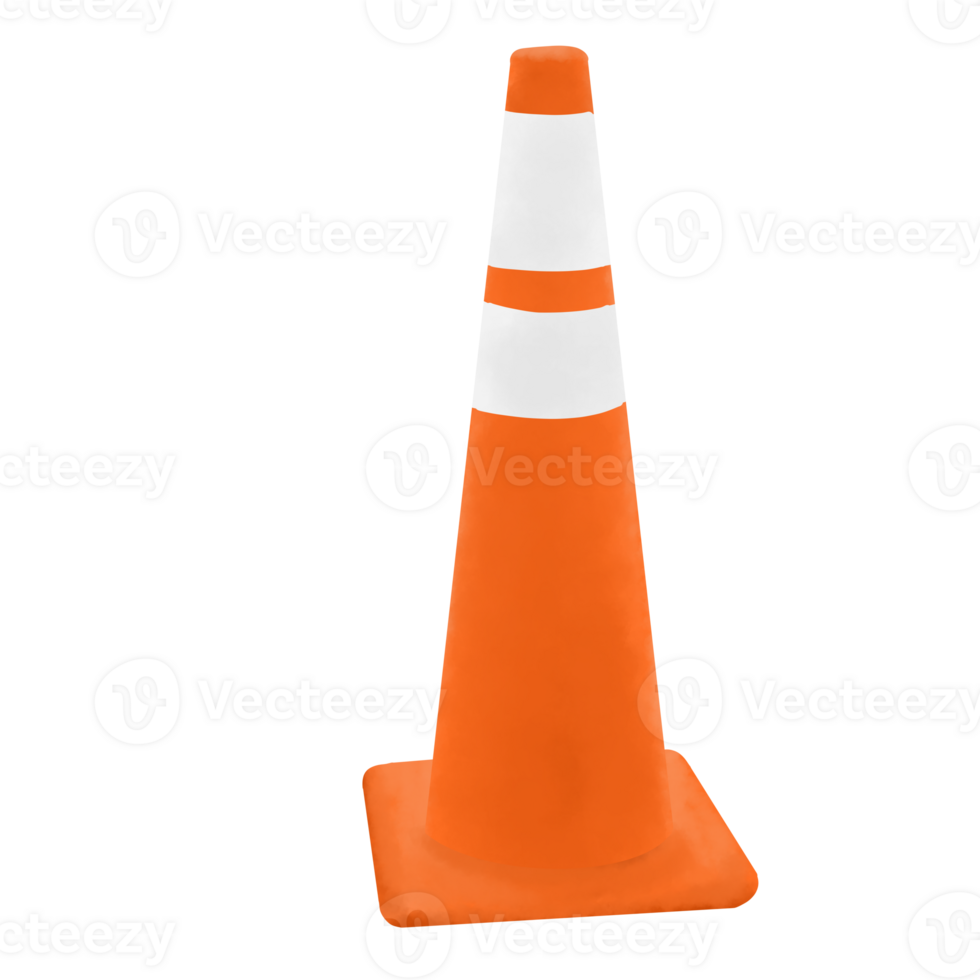 Traffic Cone Illustration png