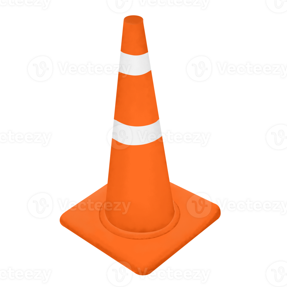 Traffic Cone Illustration 30777900 PNG