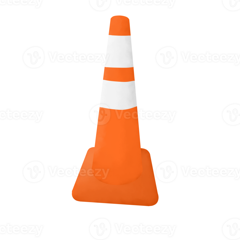 Traffic Cone Illustration png