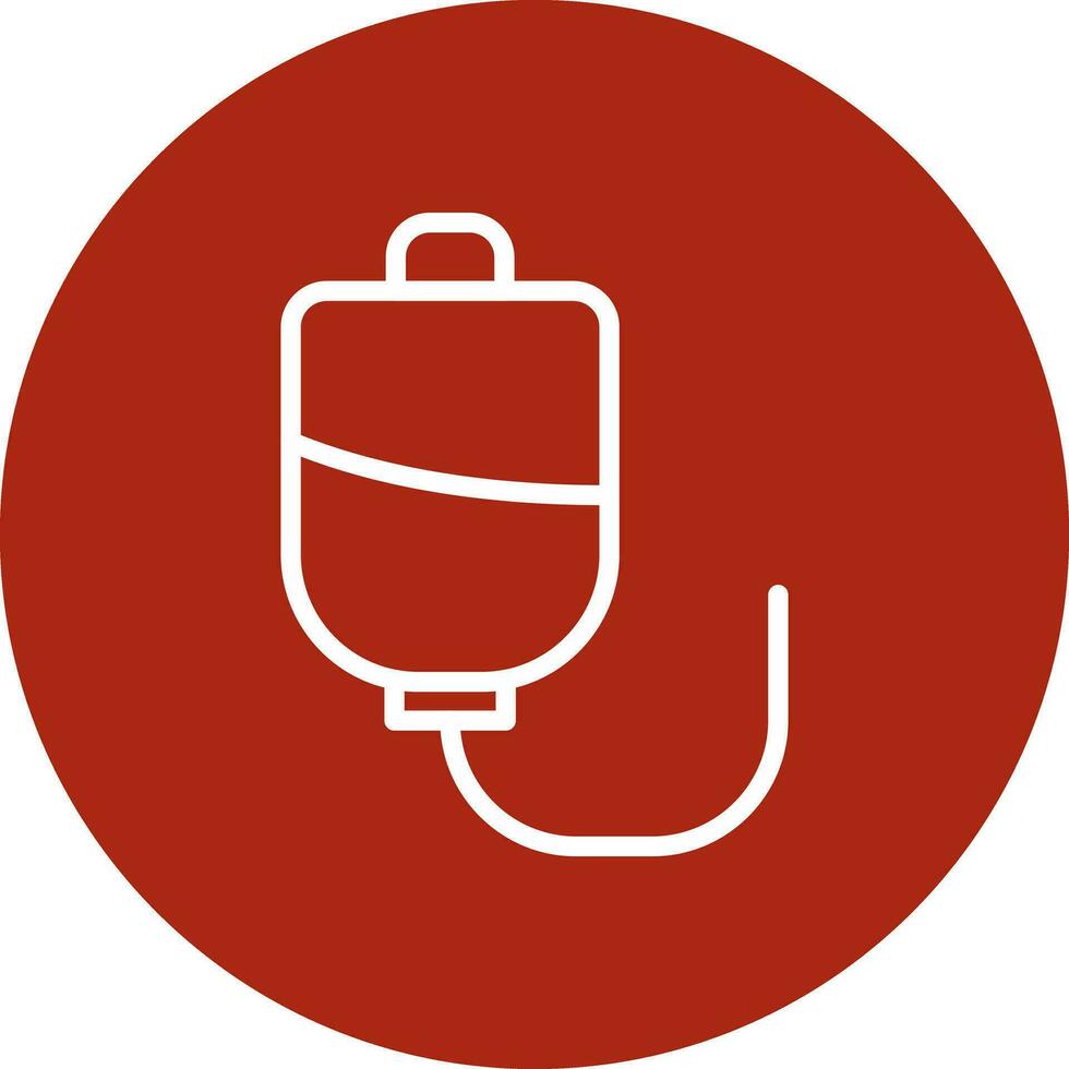 Blood Bag Creative Icon Design vector