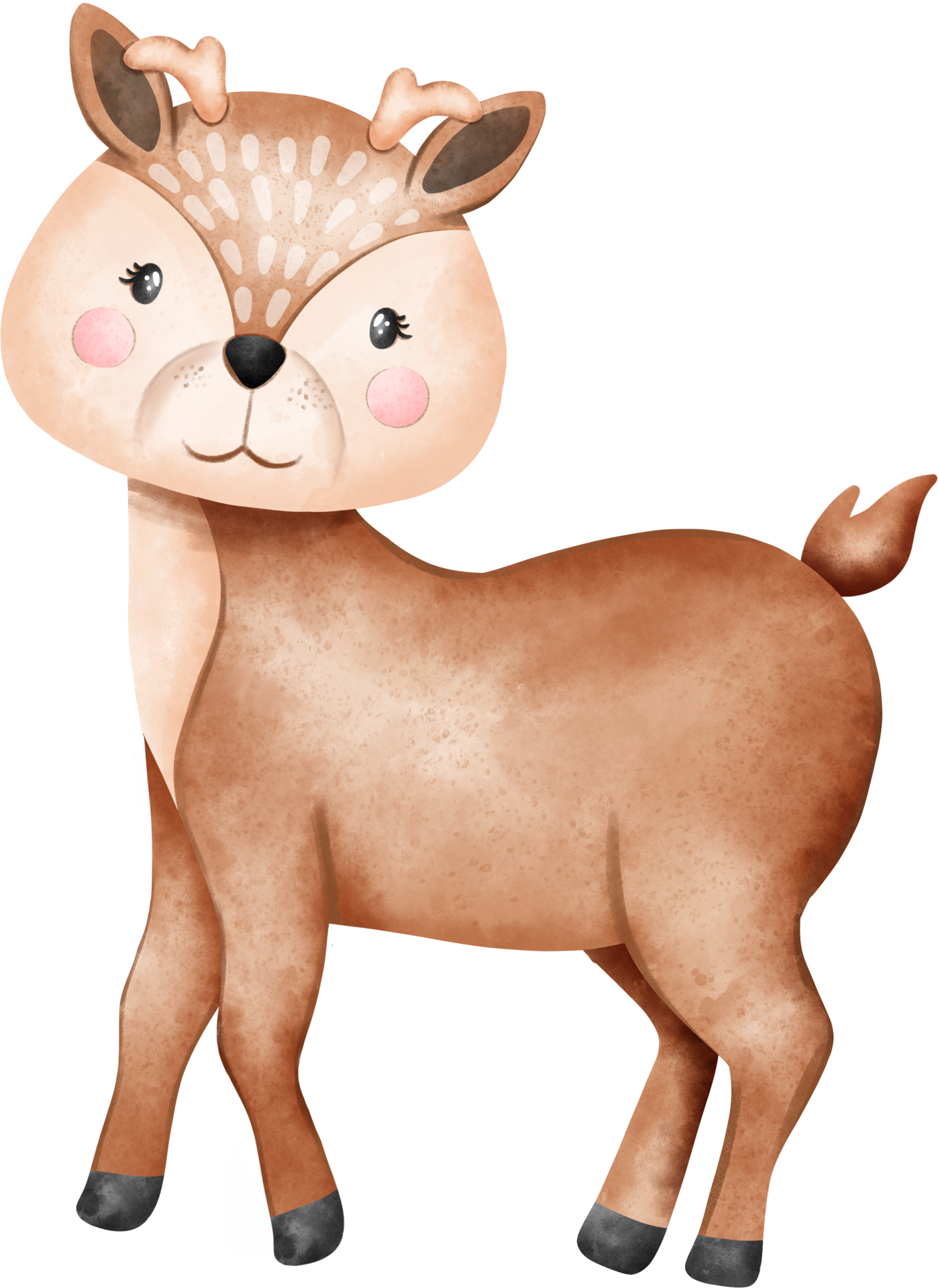 Cute Baby Deer Woodland Animals Watercolor 30778010 PNG 263-reindeer-deer-names-good-cute-cool-ideas
