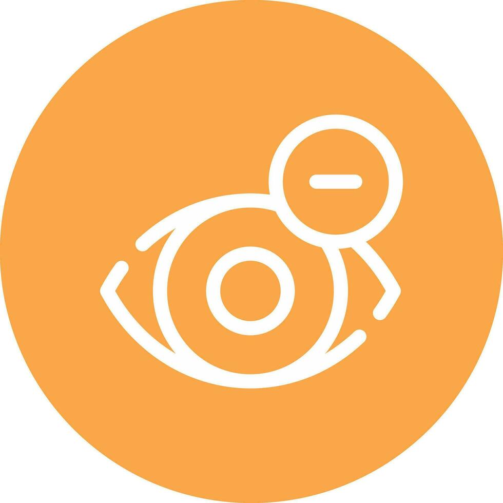 Shortsighted Creative Icon Design vector
