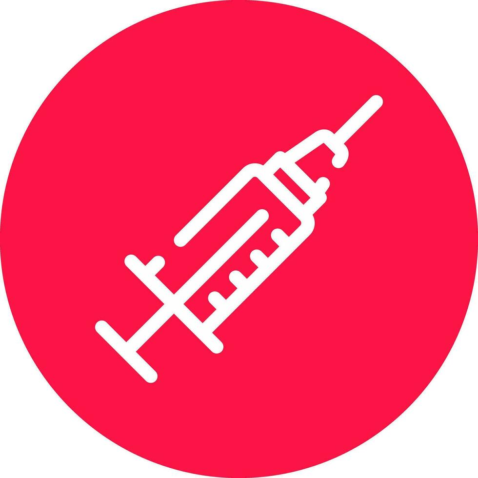 Needle And Syringe Creative Icon Design vector