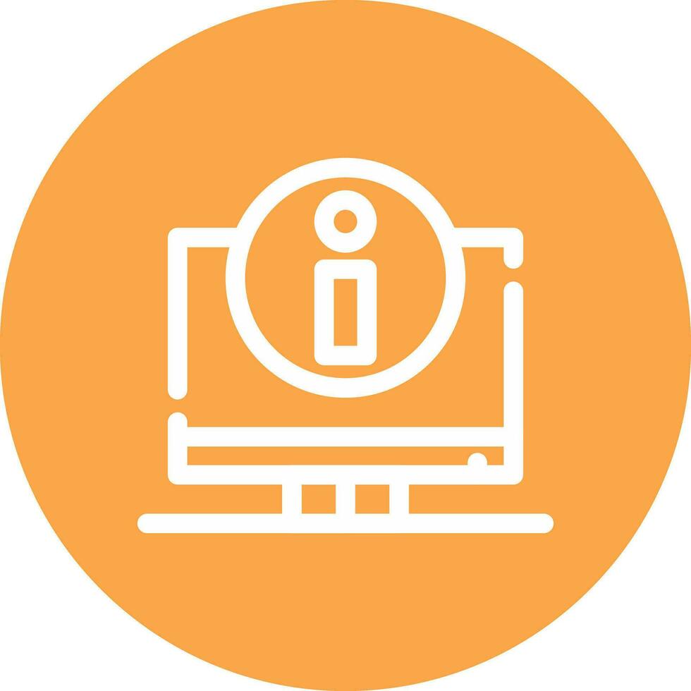 Digital Information Creative Icon Design vector