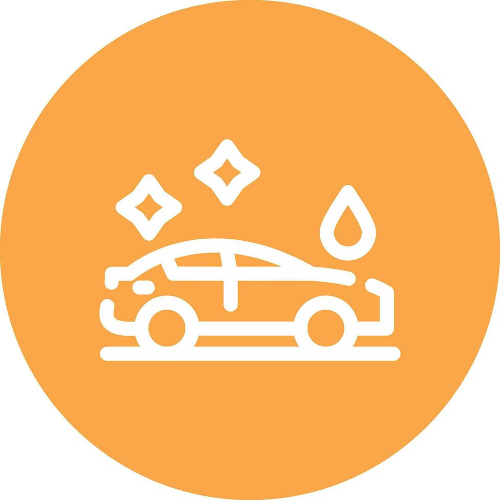 Car Wash Creative Icon Design vector