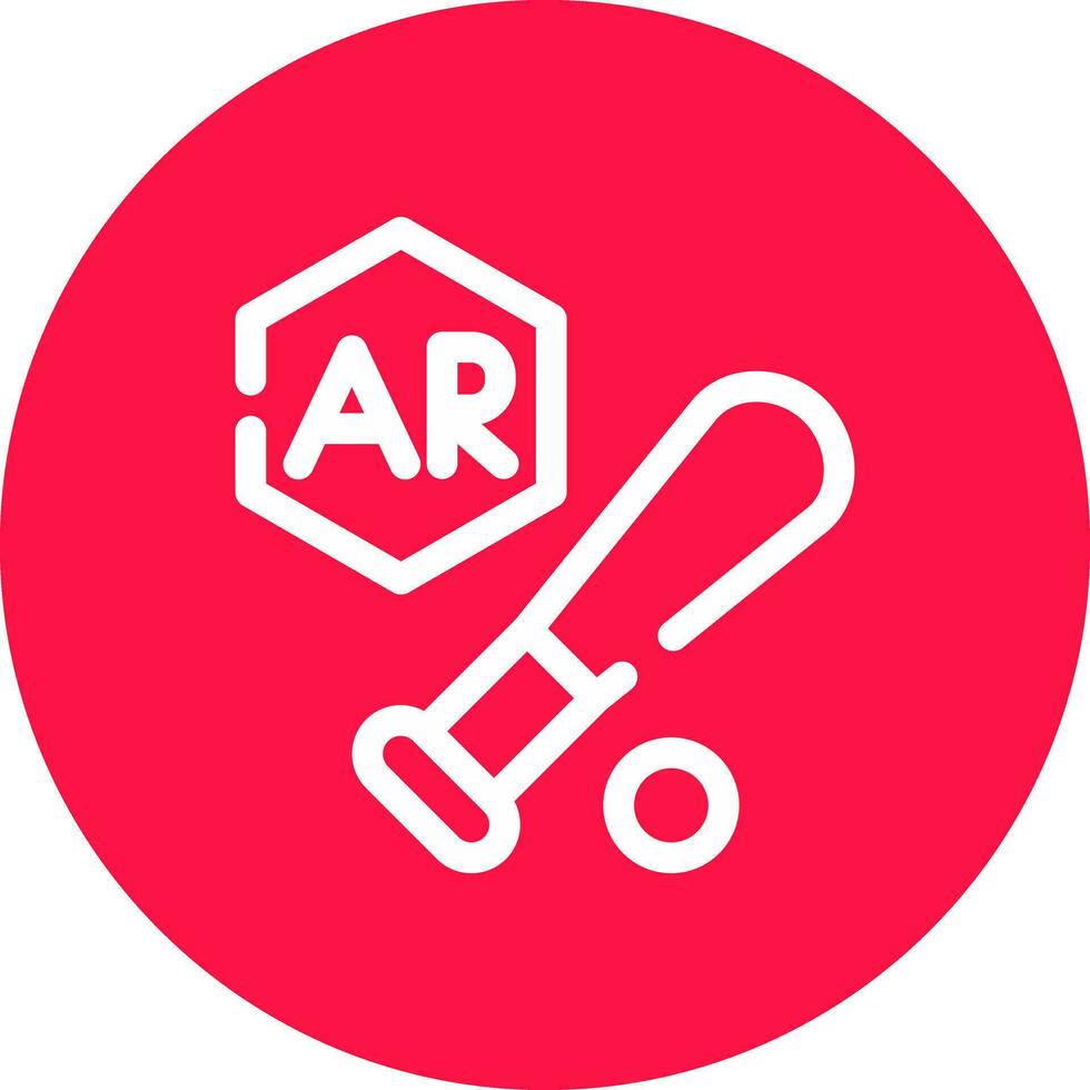 Ar Baseball Creative Icon Design vector