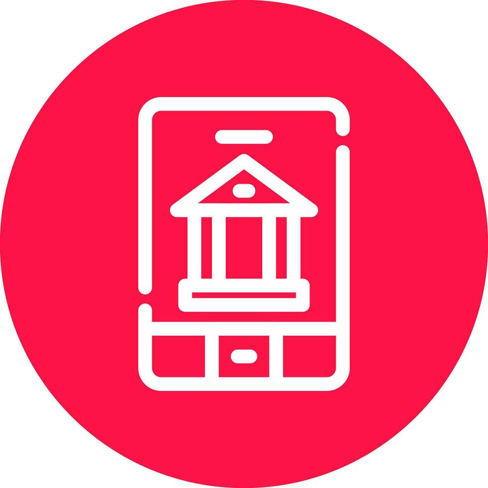 Agent Banking Creative Icon Design vector