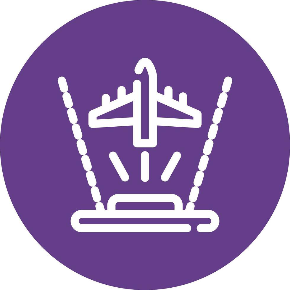 Ar Flight Training Creative Icon Design vector