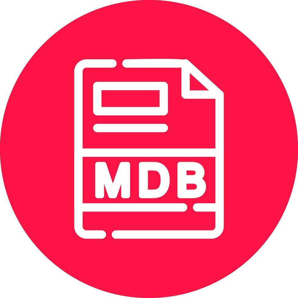 MDB Creative Icon Design vector