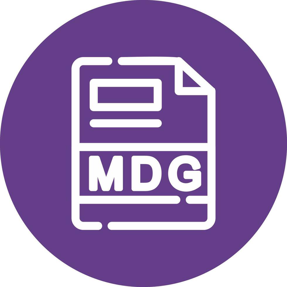MDG Creative Icon Design vector