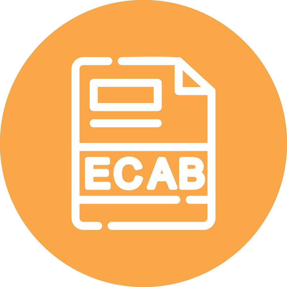 ECAB Creative Icon Design vector