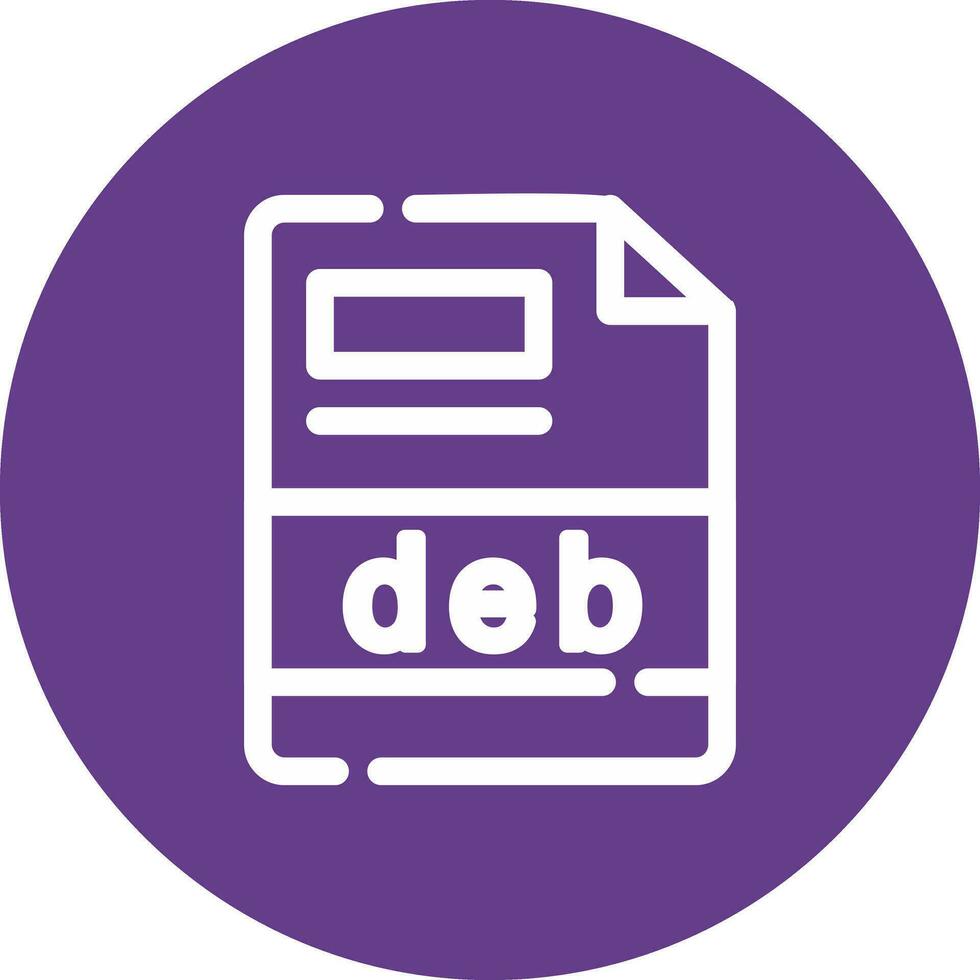 deb Creative Icon Design vector