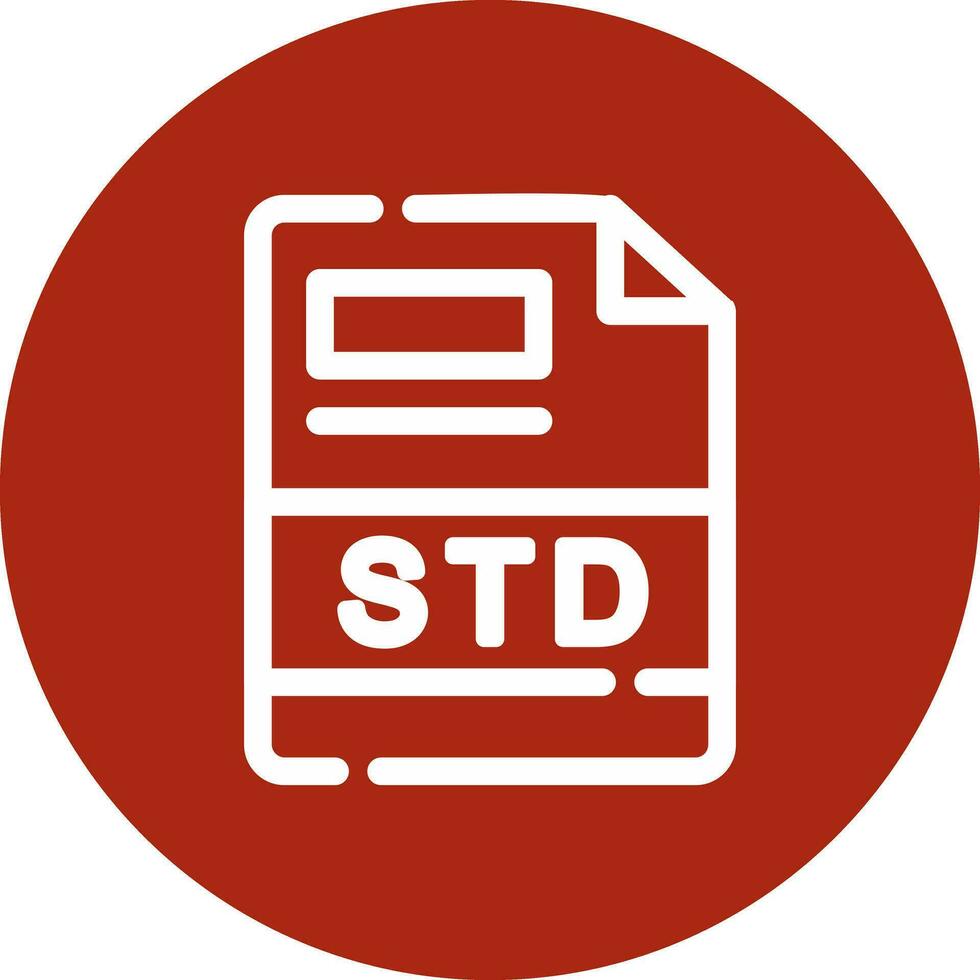 STD Creative Icon Design vector