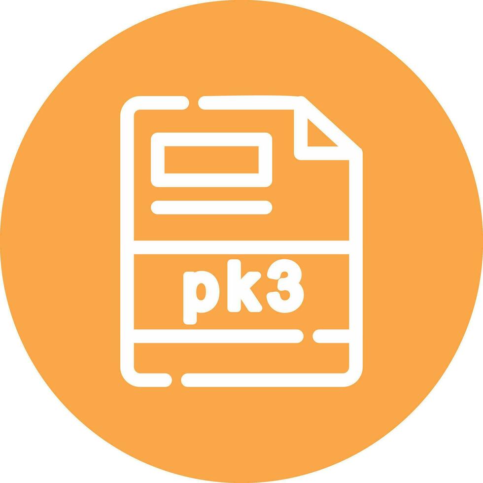 pk3 Creative Icon Design vector