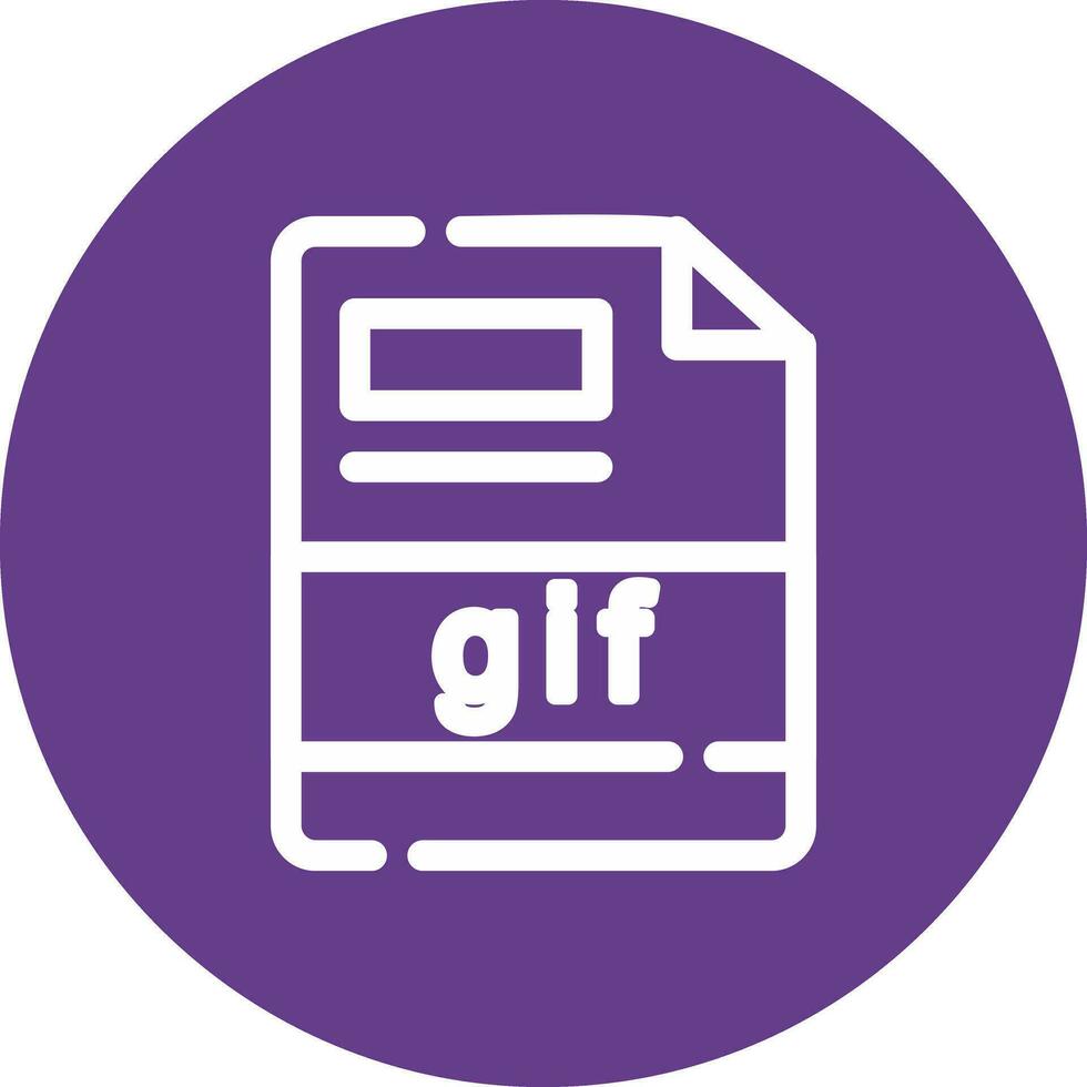 gif Creative Icon Design vector
