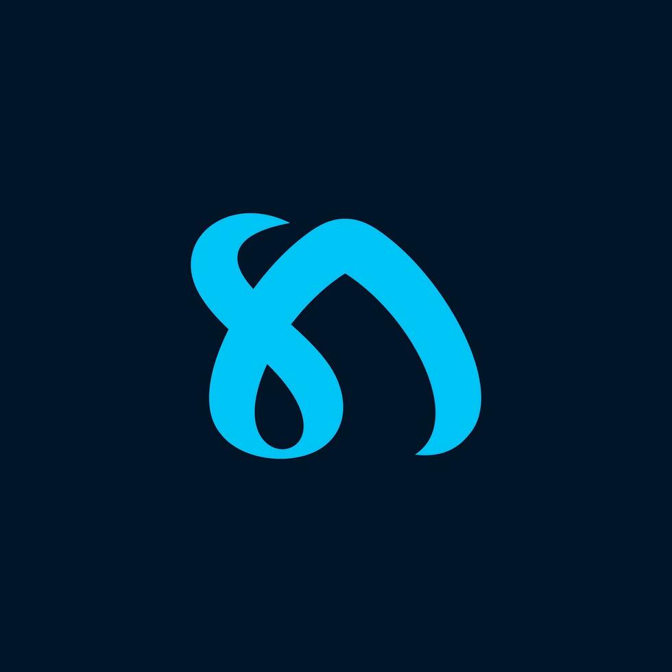 Letter SA abstract logo design vector