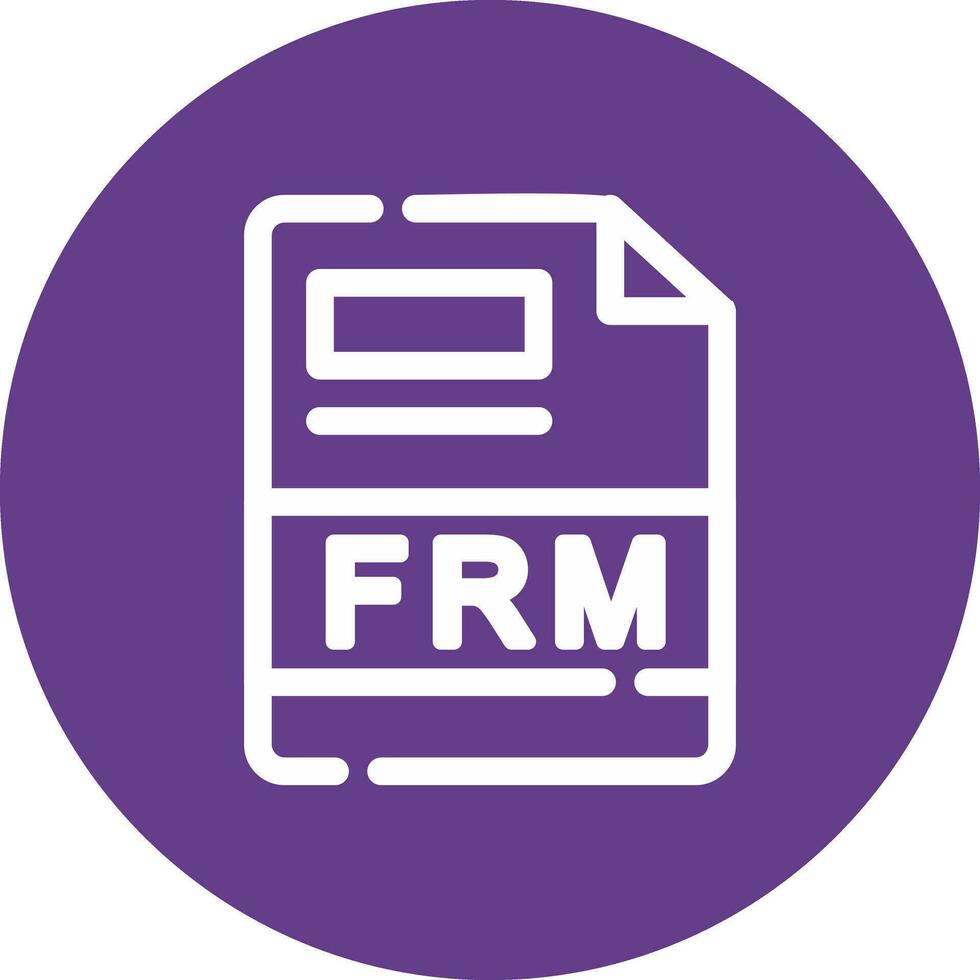 FRM Creative Icon Design vector