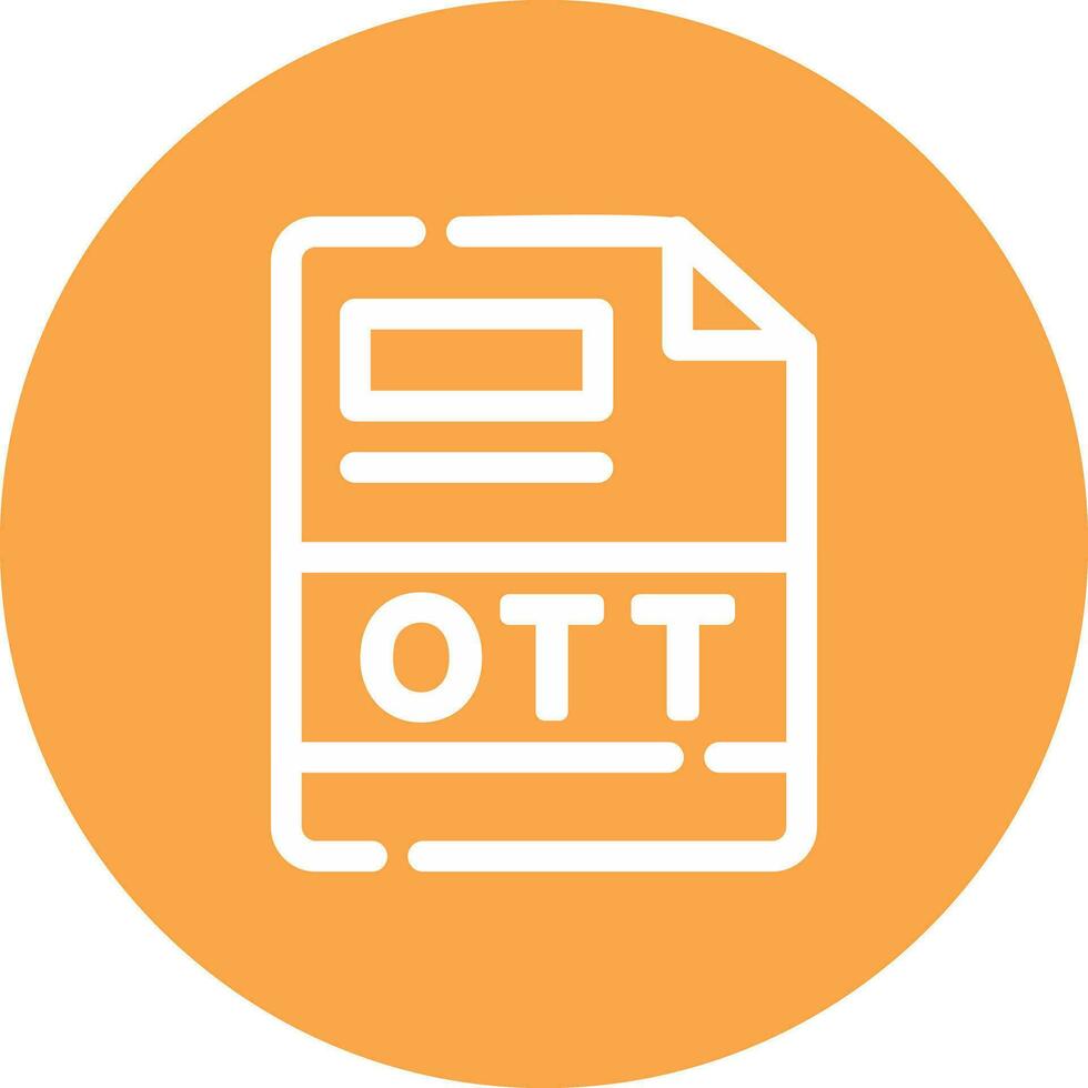 OTT Creative Icon Design vector