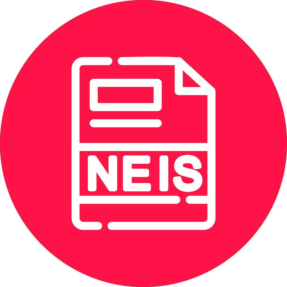 NEIS Creative Icon Design vector