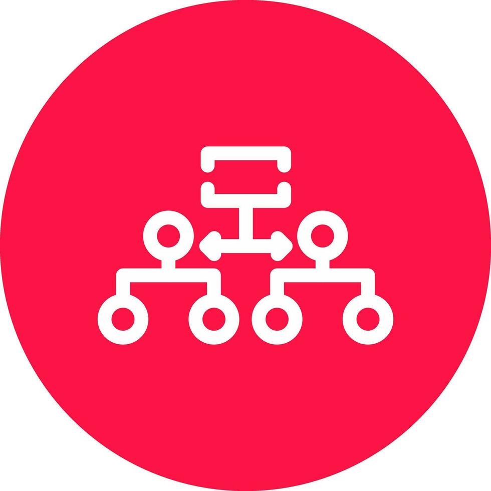 Labeled Hierarchy Creative Icon Design vector
