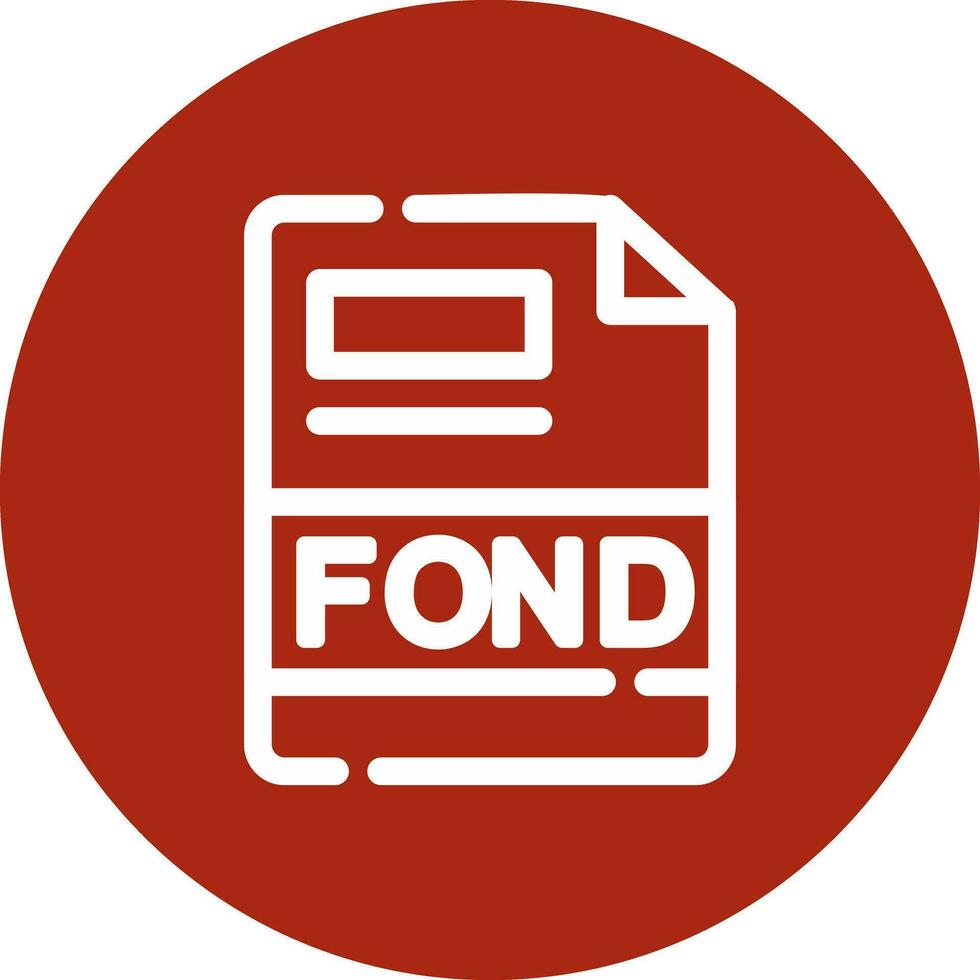 FOND Creative Icon Design vector