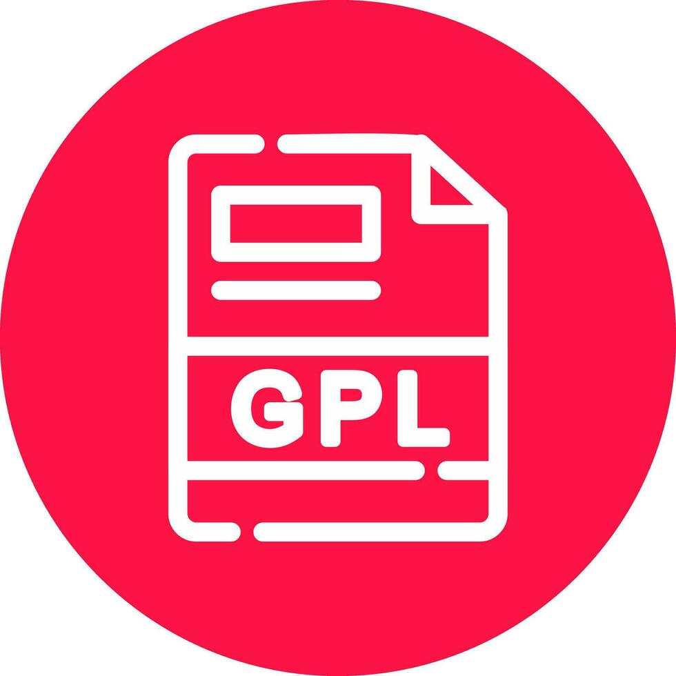 GPL Creative Icon Design vector