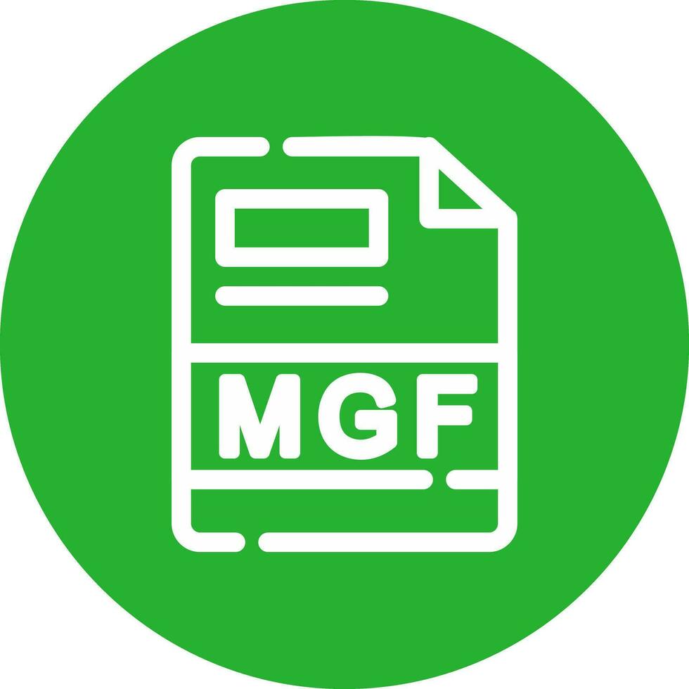 MGF Creative Icon Design vector