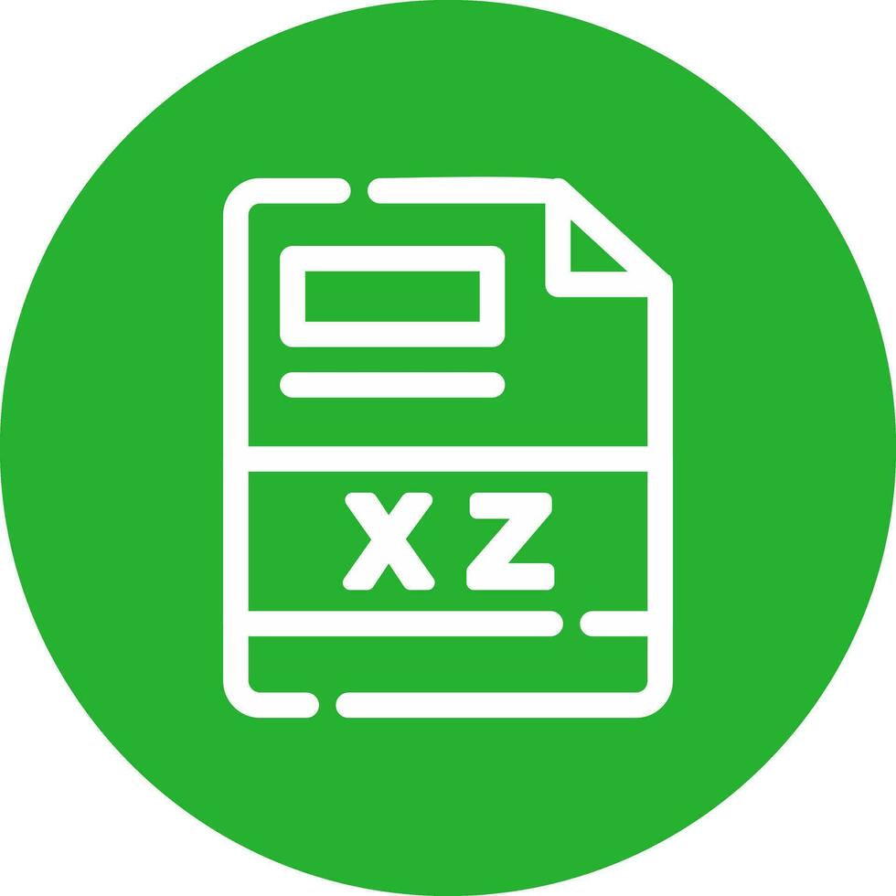 xz Creative Icon Design vector