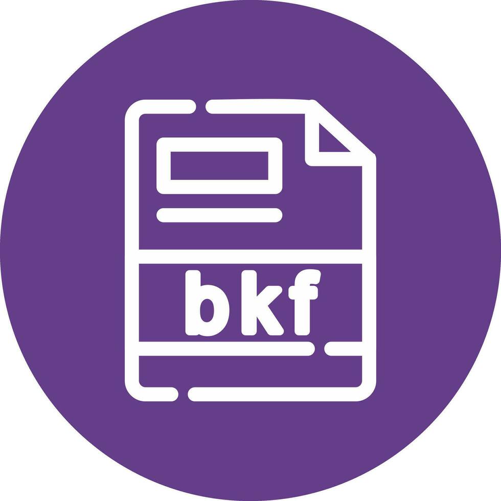 bkf Creative Icon Design vector