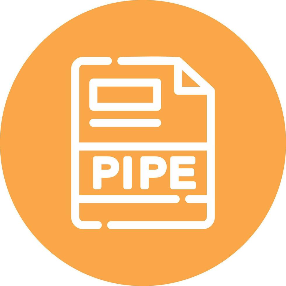 PIPE Creative Icon Design vector