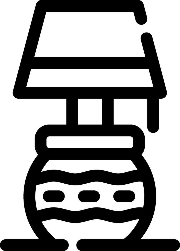 Desk Lamp Creative Icons Design vector