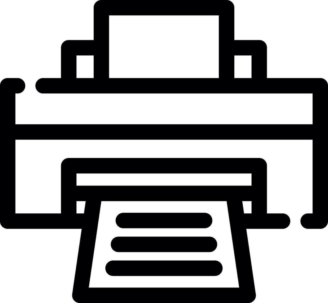 Printer Creative Icon Design vector