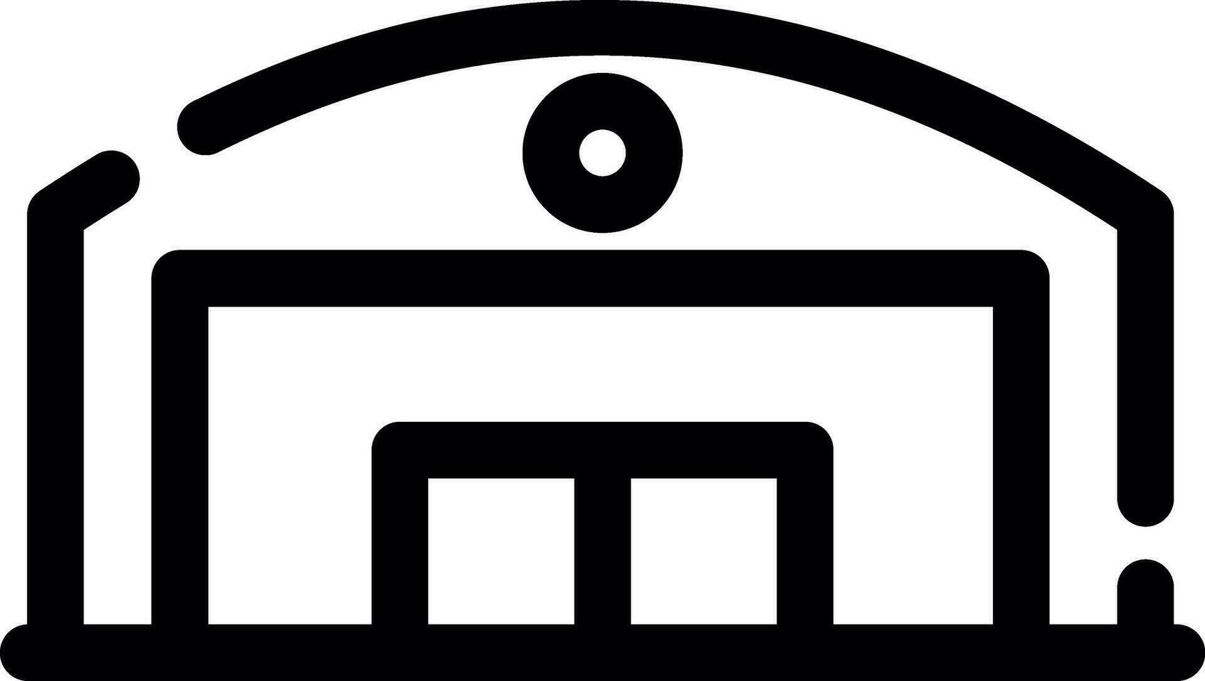 Warehouse Creative Icon Design vector