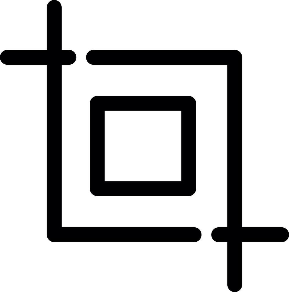 Crop Creative Icon Design vector