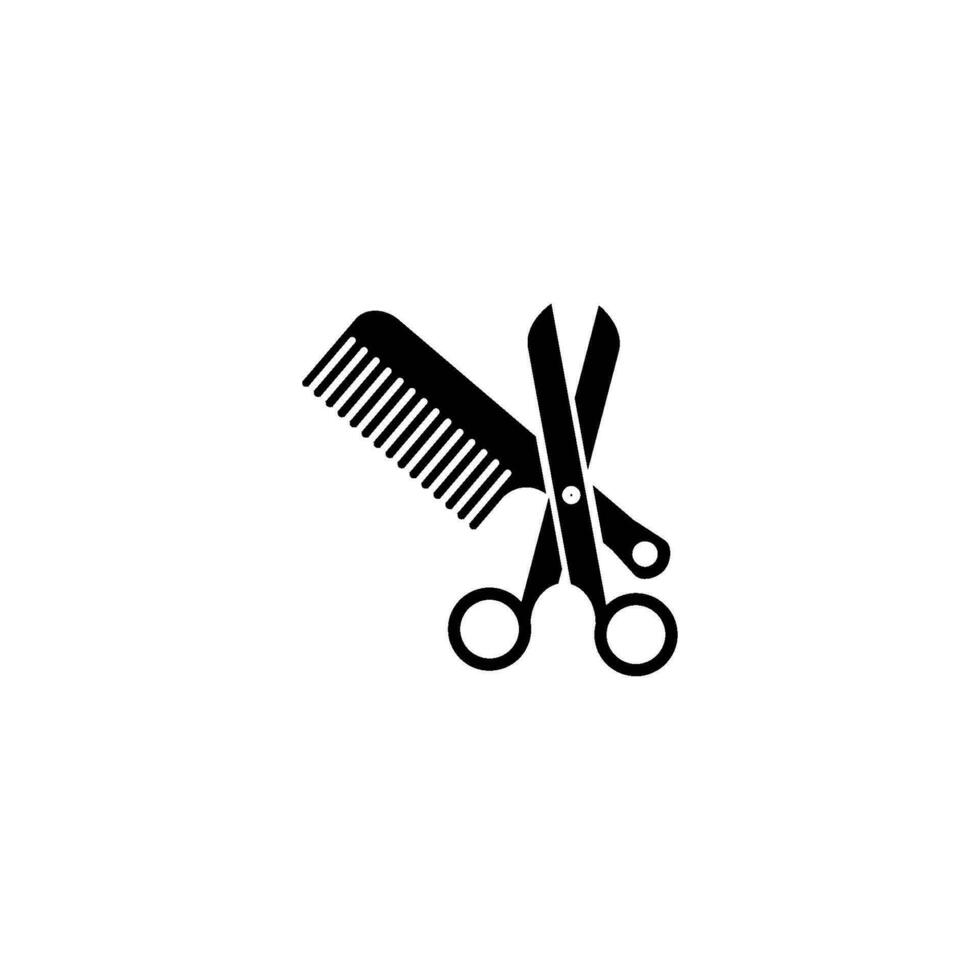 barbería icono vector diseño plantillas