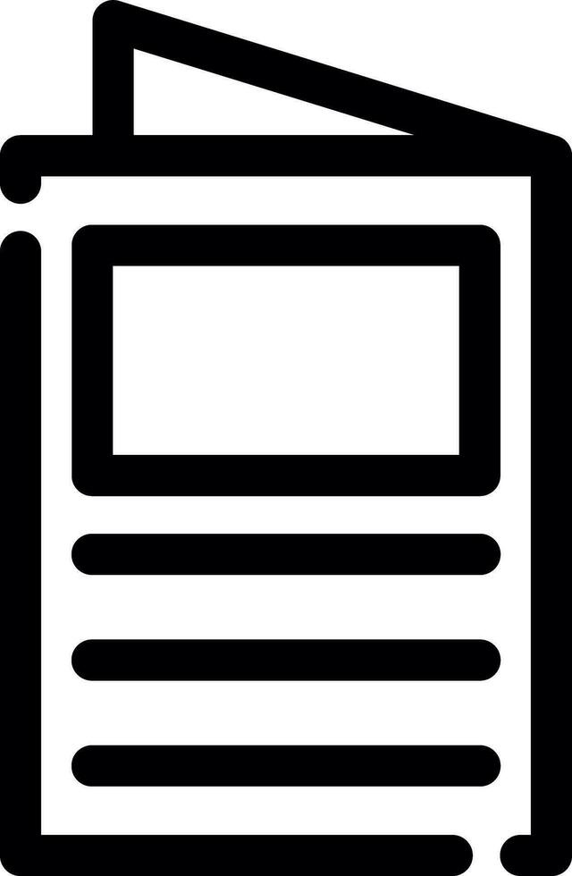 Brochure Creative Icon Design vector