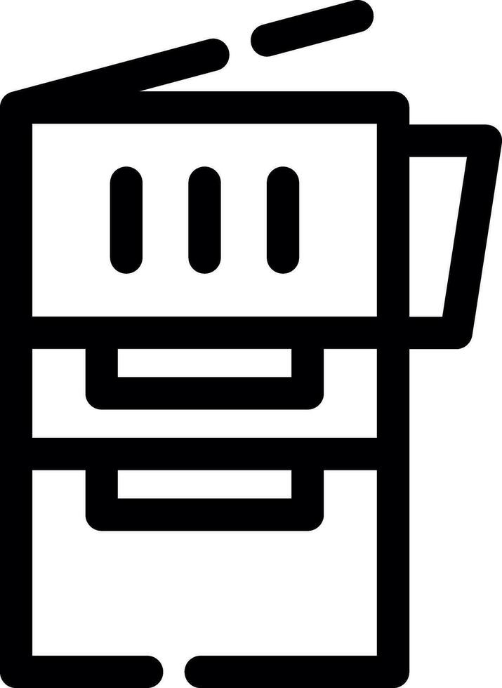 Copy Machine Creative Icon Design vector