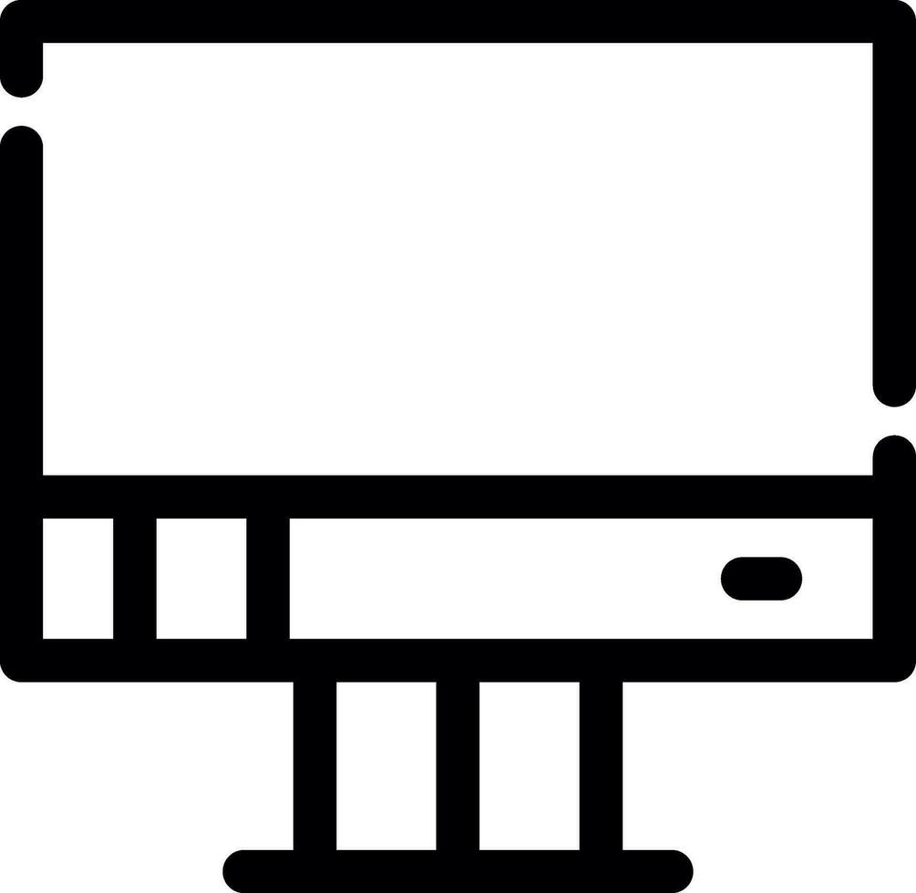 Television Creative Icon Design vector