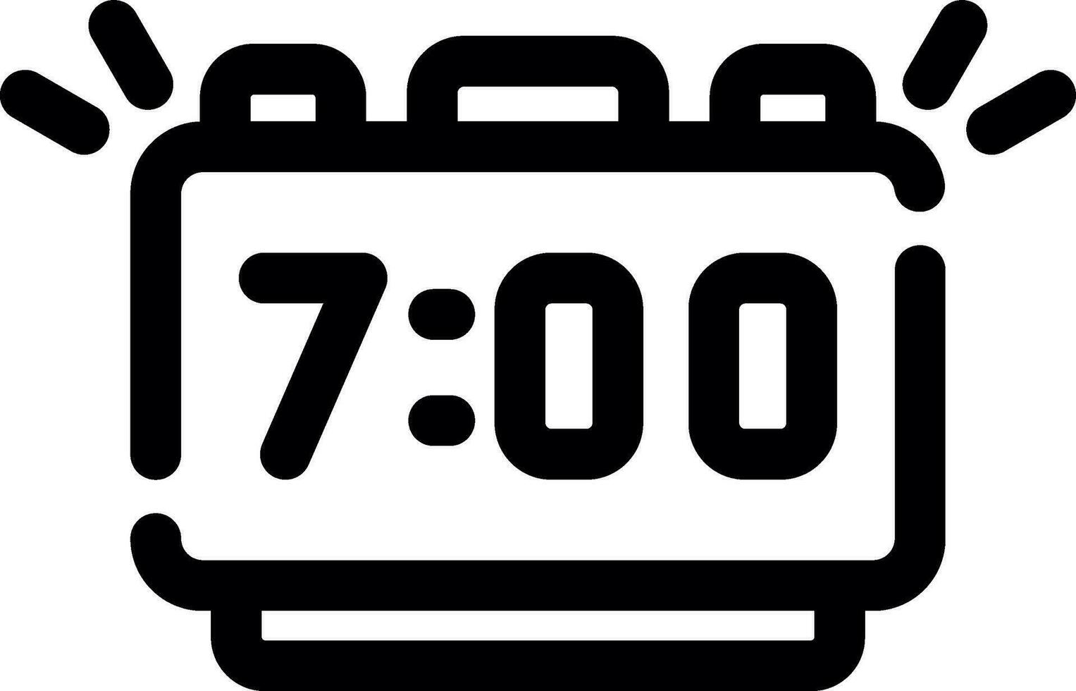 diseño de icono creativo de alarma vector